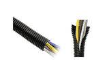 Wire Loom Black 20' Feet 3/8" Split Tubing Hose Cover Auto Home Marine