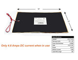 (Upgrade Version)Facon 12" x 18" Water Holding Tank Heater Pad With Automatic Thermostat Control for RV Camper Trailer 12V DC