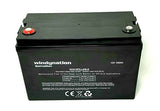 WindyNation 4pcs 100 amp-Hour 100AH 12V 12 Volt AGM Deep Cycle Sealed Lead Acid Battery - Solar RV UPS Off-Grid (4 pcs 100 amp-Hour)