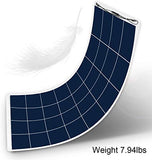 ECO-WORTHY 450W Flexible Solar Panel Kit for RV with 3pcs 150W Solar Panel and 60A Charge Controller for Boats, RV, Tents, Roofs, Uneven Surfaces