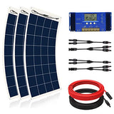 ECO-WORTHY 450W Flexible Solar Panel Kit for RV with 3pcs 150W Solar Panel and 60A Charge Controller for Boats, RV, Tents, Roofs, Uneven Surfaces