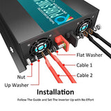 WZRELB 3000w Pure Sine Wave Solar Power Inverter Home Power supply Car Inverter Generator