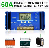 ECO-WORTHY 800 Watts Solar Panel Off Grid RV Boat Kit: 4pcs 195W Solar Panels + 60A PWM Charger Controller + 16Ft Solar Cable + Z Mounting Brackets