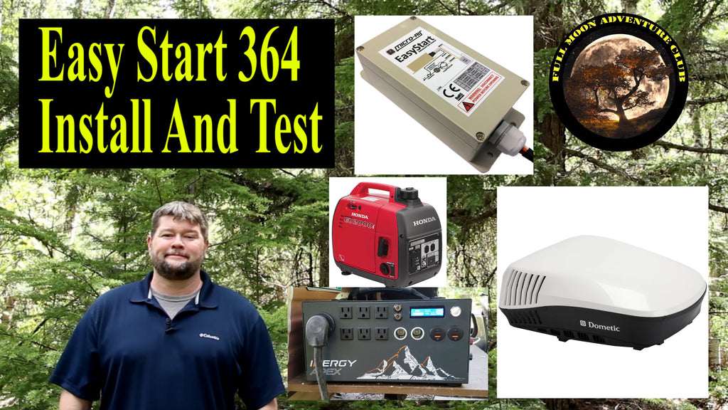 RV AC Using Small Inverters And Generators - Easy Start 364 Install And Test
