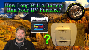 How Long Will A Lithium Battery Run Your RV furnace? Cold Night Test