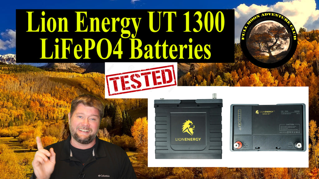 How long will two LiFePO4 batteries Run My RV   Lion Energy  UT 1300 battery test