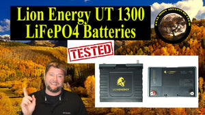 How long will two LiFePO4 batteries Run My RV   Lion Energy  UT 1300 battery test