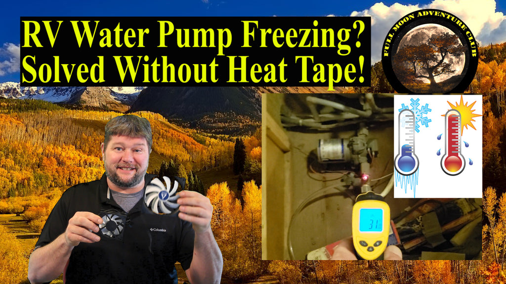 RVing In Winter Water Pump Freezing Solved