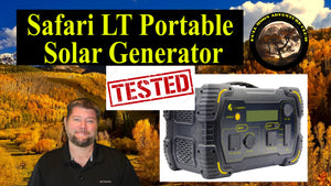 Ultralight Portable Solar Generator Testing Review - Safari LT