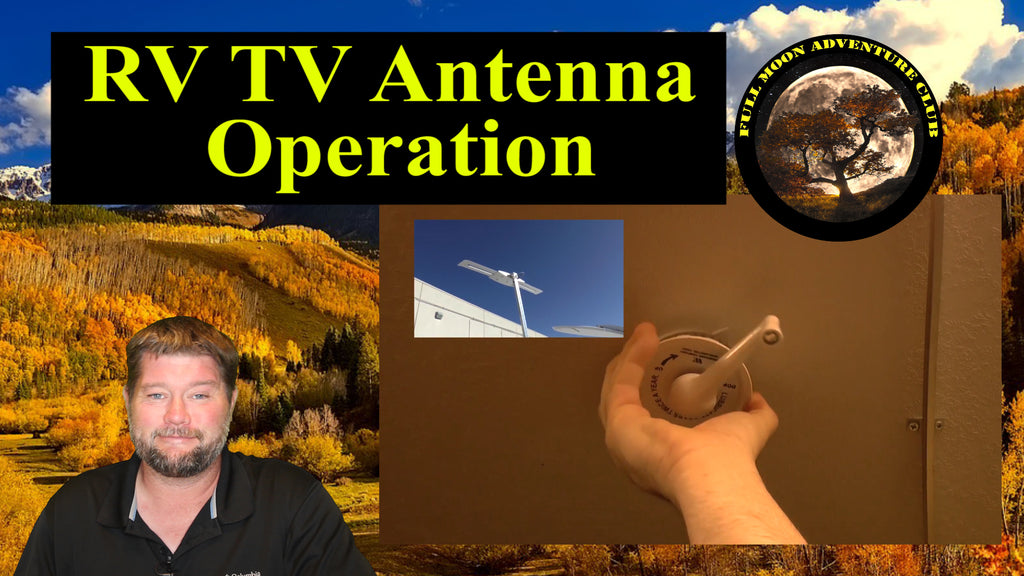 RV TV Antenna Operation