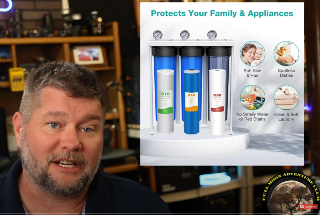 SimPure DB20P-3 Whole House 3 Stage Water filter Review