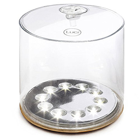 MPOWERD Luci - The Original Inflatable Solar Light, Clear Finish