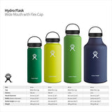 Hydro Flask 40 oz Double Wall Vacuum Insulated Stainless Steel Leak Proof Sports Water Bottle, Wide Mouth with BPA Free Flex Cap, Mint